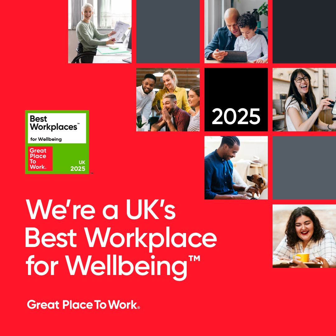 Uk's Best Woorkplace for Wellbeing